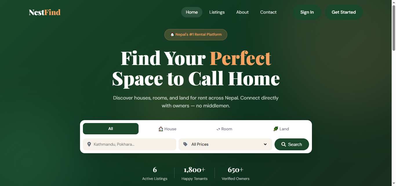 NestFind – Student Accommodation Marketplace & Real Estate Portal